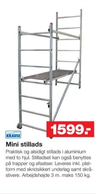 Bauhaus Krause stillads tilbud