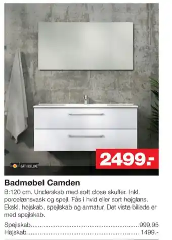 Bauhaus Bath deluxe spejlskab tilbud