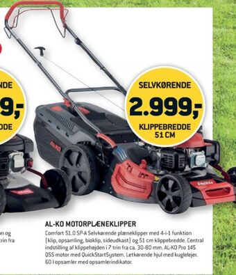 XL-BYG Al-ko plæneklipper tilbud