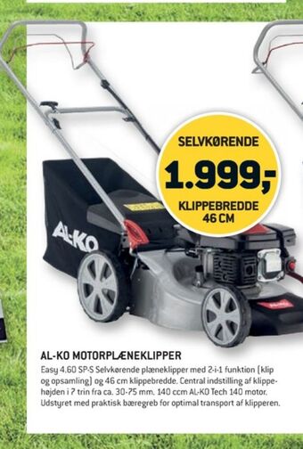 XL-BYG Al-ko plæneklipper tilbud