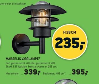 Marselis væglampe
