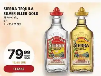 Sierra Tequila Silver el. Gold