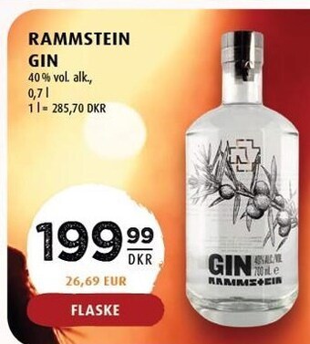 Scandinavian Park Rammstein Gin tilbud