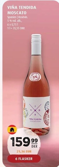 Scandinavian Park Vina Tendida Moscato tilbud