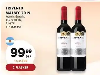 Scandinavian Park Trivento Malbec 2019 tilbud