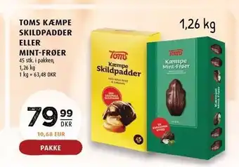 Scandinavian Park Toms Kæmpe skildpadder el. mint-frøer tilbud