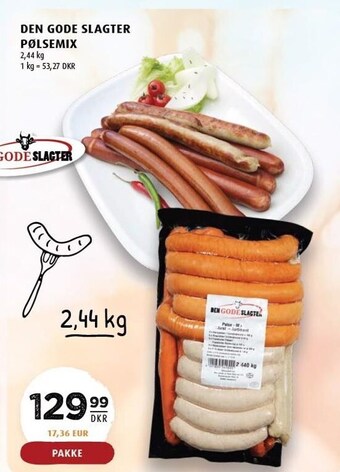 Scandinavian Park Den Gode Slagter pølsemix tilbud