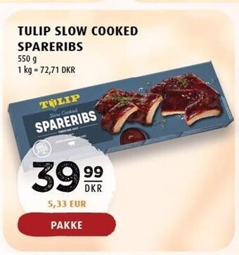 Scandinavian Park Tulip slow cooked spareribs tilbud