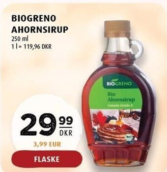 Scandinavian Park Biogreno ahornsirup tilbud