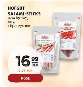 Scandinavian Park Hofgut salami-sticks tilbud