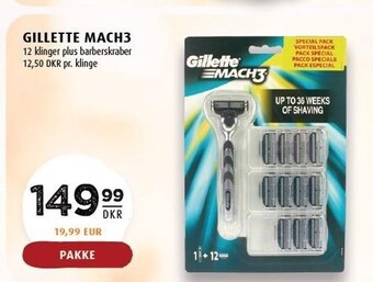 Scandinavian Park Gillette mach3 tilbud