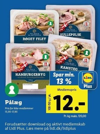 Lidl Pålæg tilbud