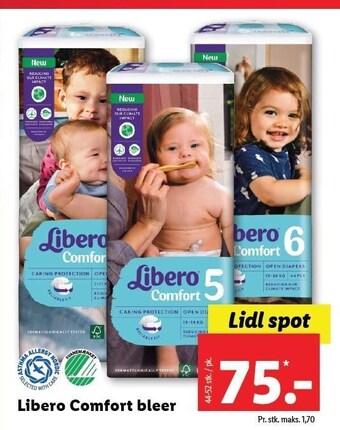 Lidl Libero Comfort bleer tilbud
