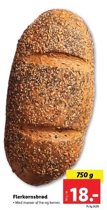 Lidl Flerkornsbrød tilbud