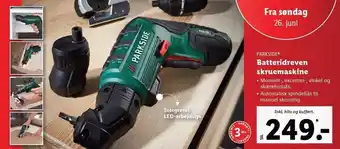 Batteridreven skruemaskine