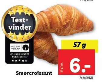 Lidl Smørcroissant tilbud