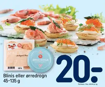 REMA 1000 Blinis el. ørredrogn tilbud