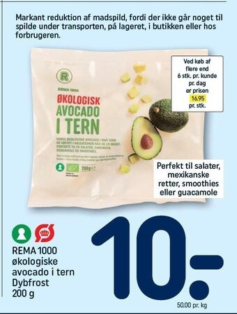 REMA 1000 Rema 1000 økologiske avocado i tern tilbud