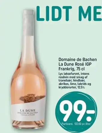 REMA 1000 Domaine de Bachen La Dune Rosé IGP tilbud