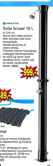 Harald Nyborg Solar bruser 16 L tilbud