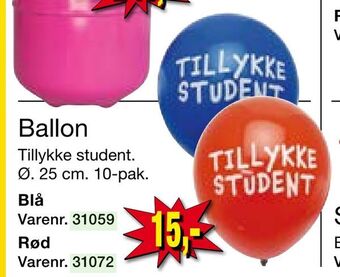 Harald Nyborg Ballon tilbud