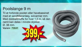 Harald Nyborg Poolslange 9 m tilbud