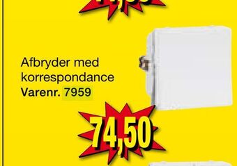 FUGA Afbryder og stikkontakt