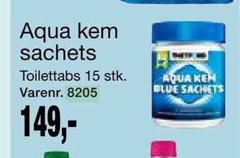 Harald Nyborg Aqua kem sachets tilbud