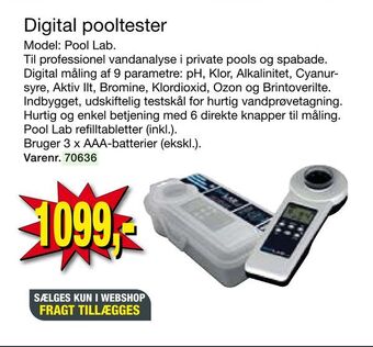 Digital pooltester
