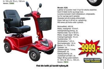 Harald Nyborg El-scooter tilbud