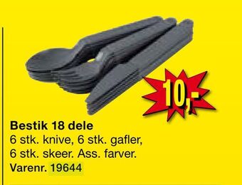 Bestik 18 dele