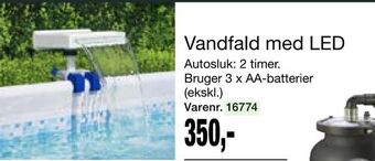 Harald Nyborg Vandfald med LED tilbud