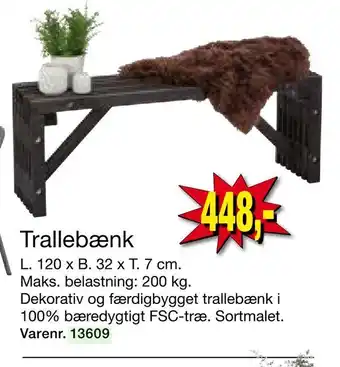 Trallebænk