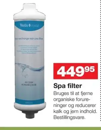 Spa filter