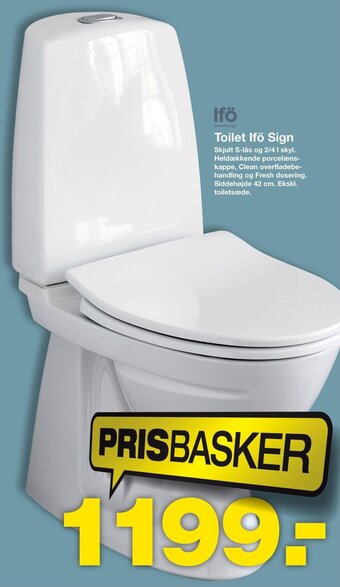 Bauhaus Toilet ifö Sign tilbud