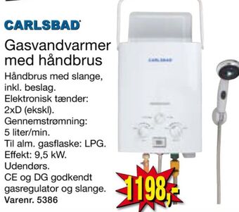 Carlsbad vandvarmer