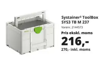 10-4 Byggecenter Festool systainer tilbud