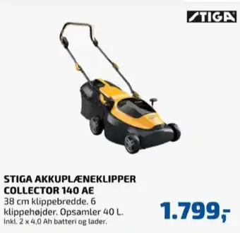 Davidsen Stiga plæneklipper tilbud
