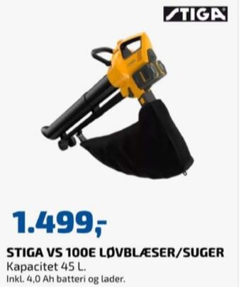Davidsen Stiga løvblæser tilbud