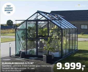 Davidsen Elmholm drivhus tilbud