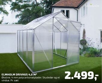 Davidsen Elmholm drivhus tilbud