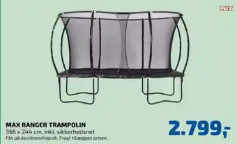Davidsen Max ranger trampolin tilbud