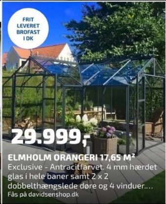 Davidsen Elmholm drivhus tilbud
