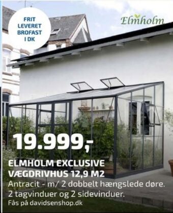 Davidsen Elmholm drivhus tilbud