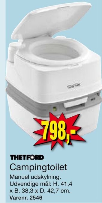 Harald Nyborg Thetford campingtoilet tilbud