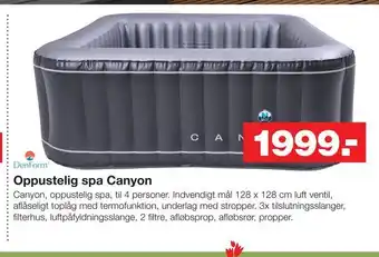 Bauhaus Oppustelig spa Canyon tilbud
