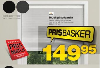 Bauhaus Touch plisségardin tilbud