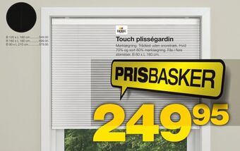 Bauhaus Touch plisségardin tilbud