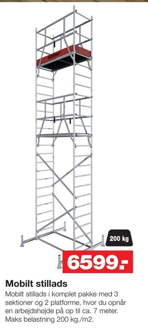 Bauhaus Mobilt stillads tilbud