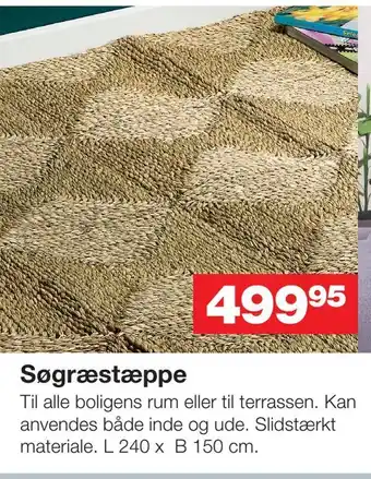Bauhaus Søgræstæppe tilbud